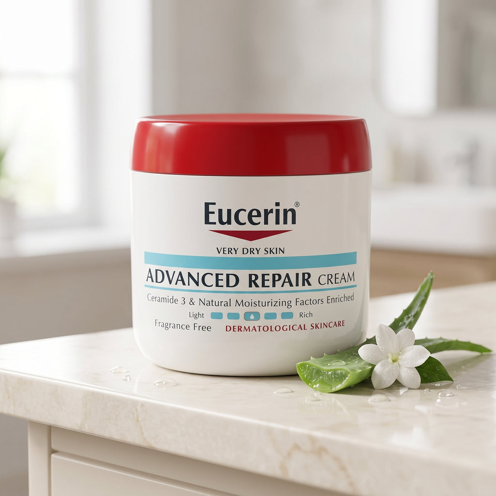 Eucerin Advanced Repair Cream 454g – Fragrance-Free Cream for Very Dry Skin