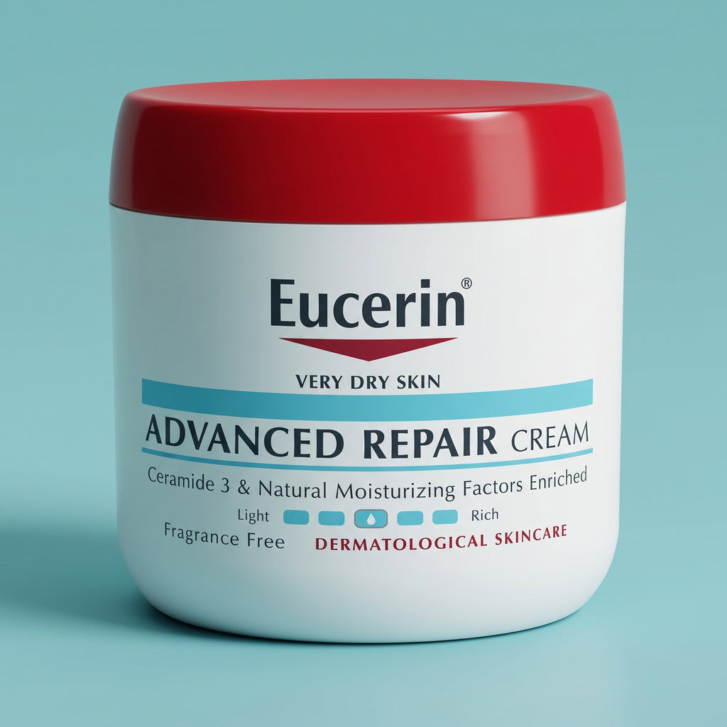 Eucerin Advanced Repair Cream 454g – Fragrance-Free Cream for Very Dry Skin