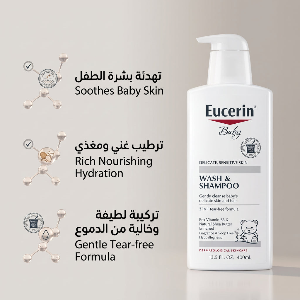 Eucerin Baby Wash & Shampoo