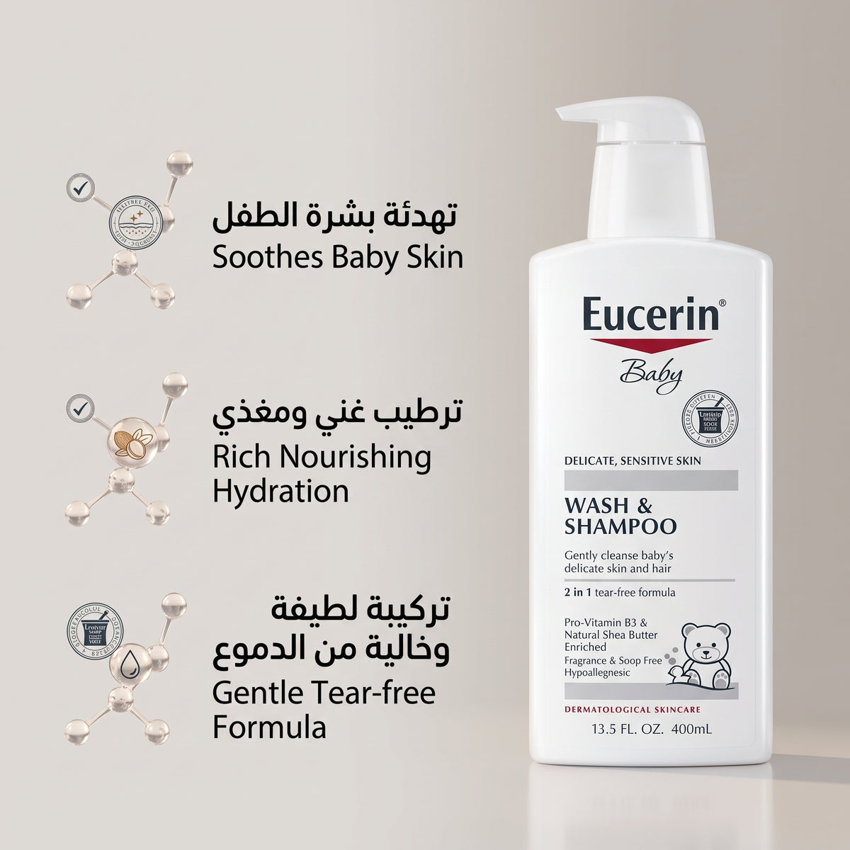 Eucerin Baby Wash & Shampoo