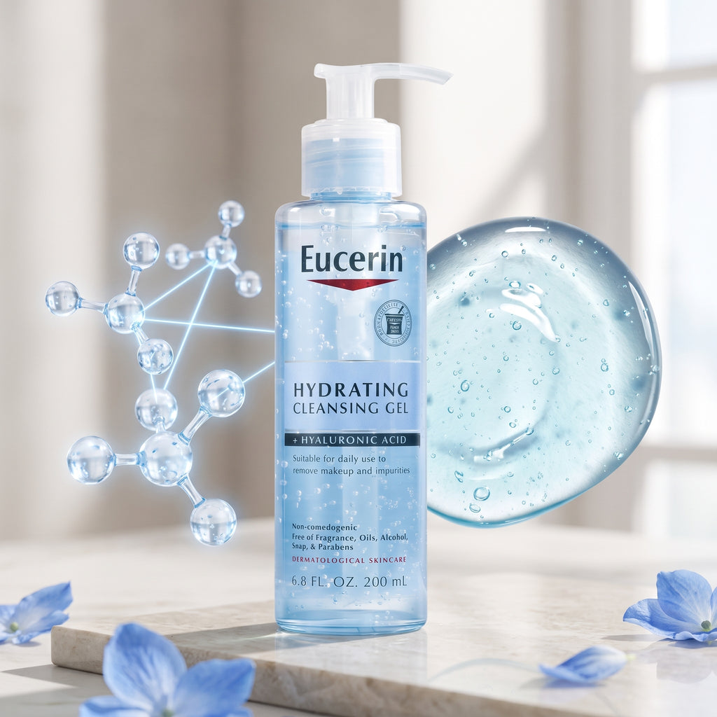 Eucerin DermatoClean Refreshing Cleansing Gel 200ml – Face Wash for Sensitive Skin