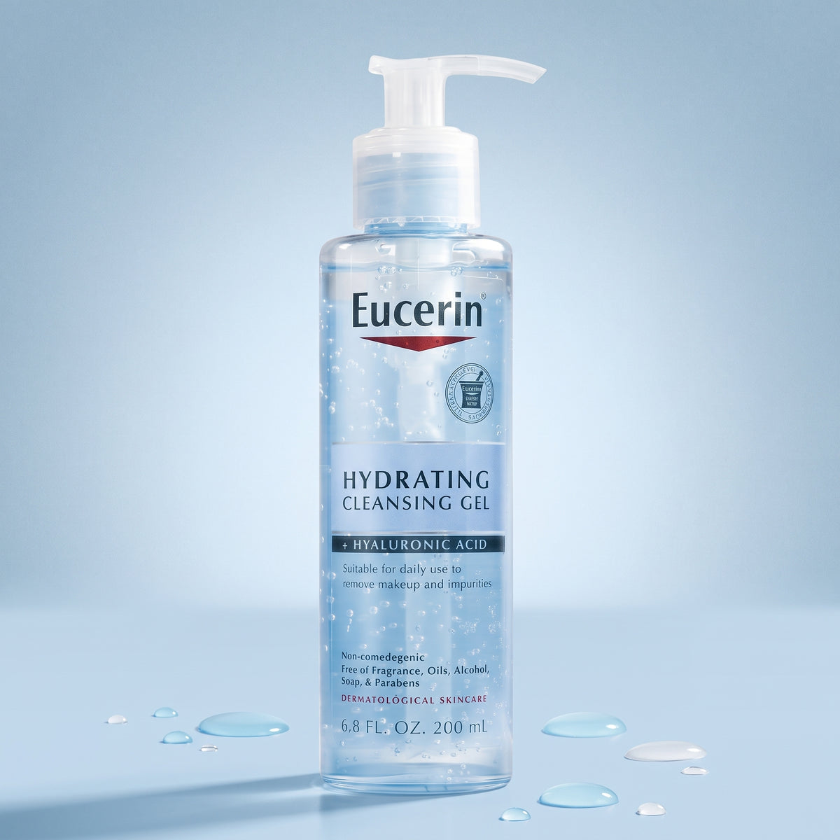 Eucerin DermatoClean Refreshing Cleansing Gel 200ml – Face Wash for Sensitive Skin
