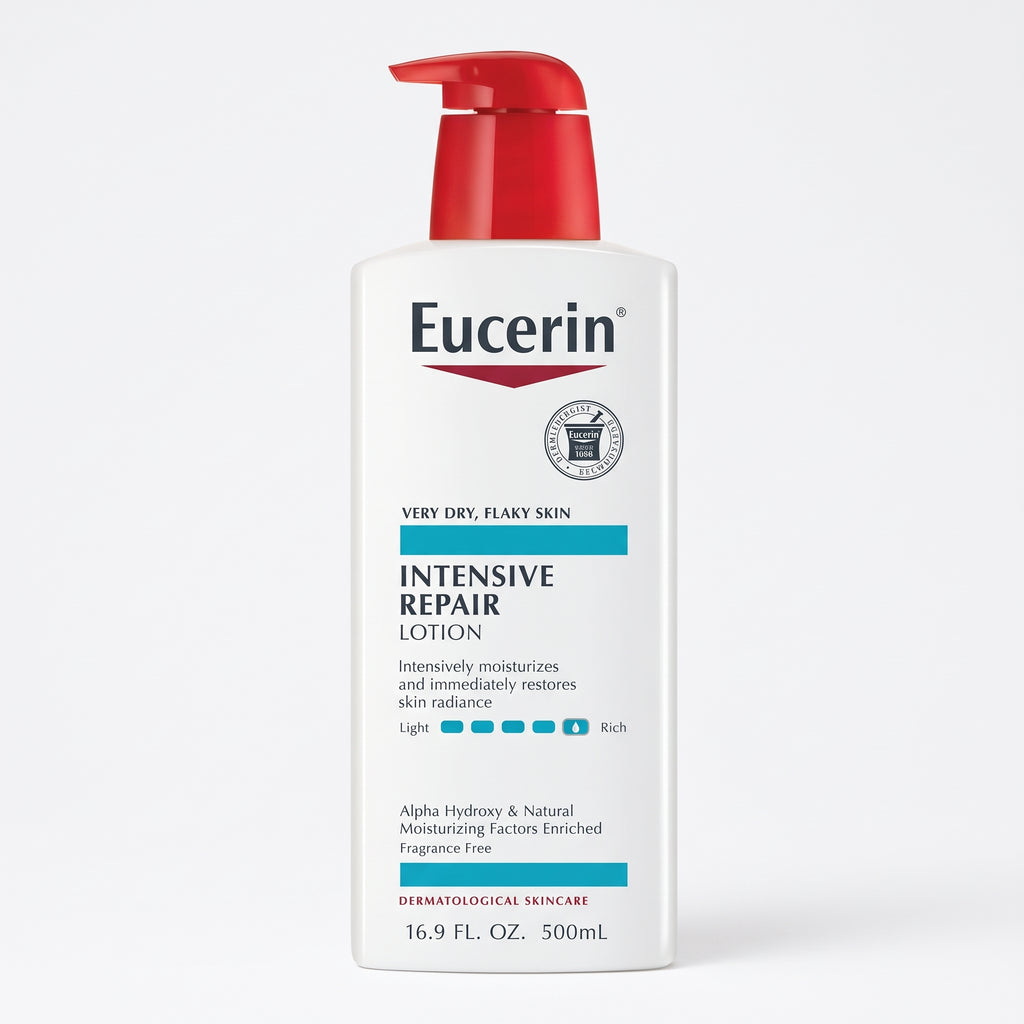 Eucerin Intensive Repair Lotion 500ml – Fragrance-Free for Very Dry Skin