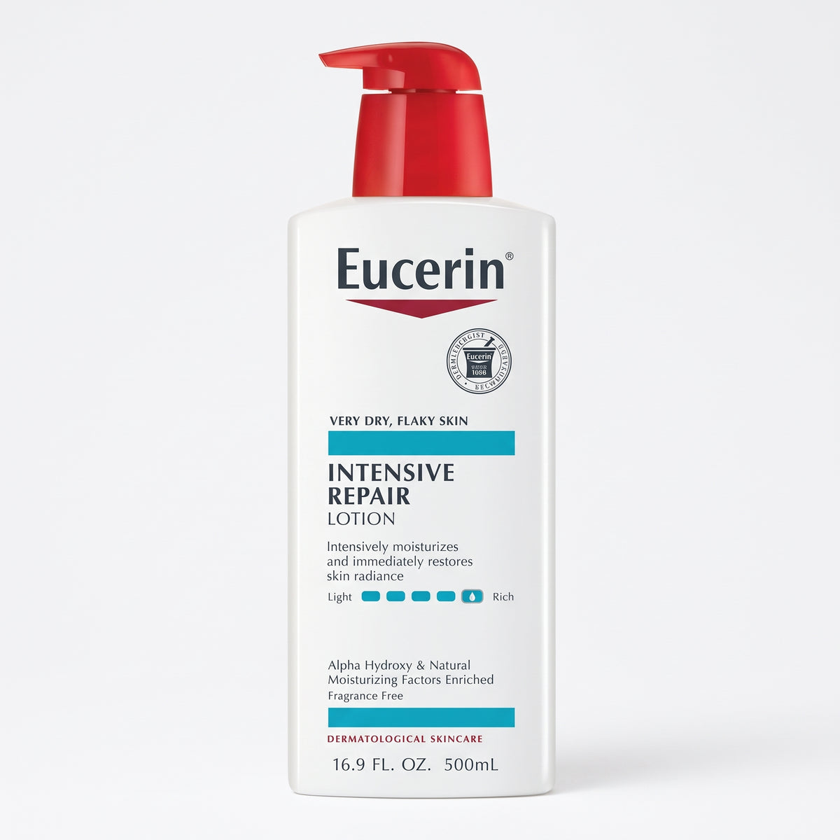 Eucerin Intensive Repair Lotion 500ml – Fragrance-Free for Very Dry Skin