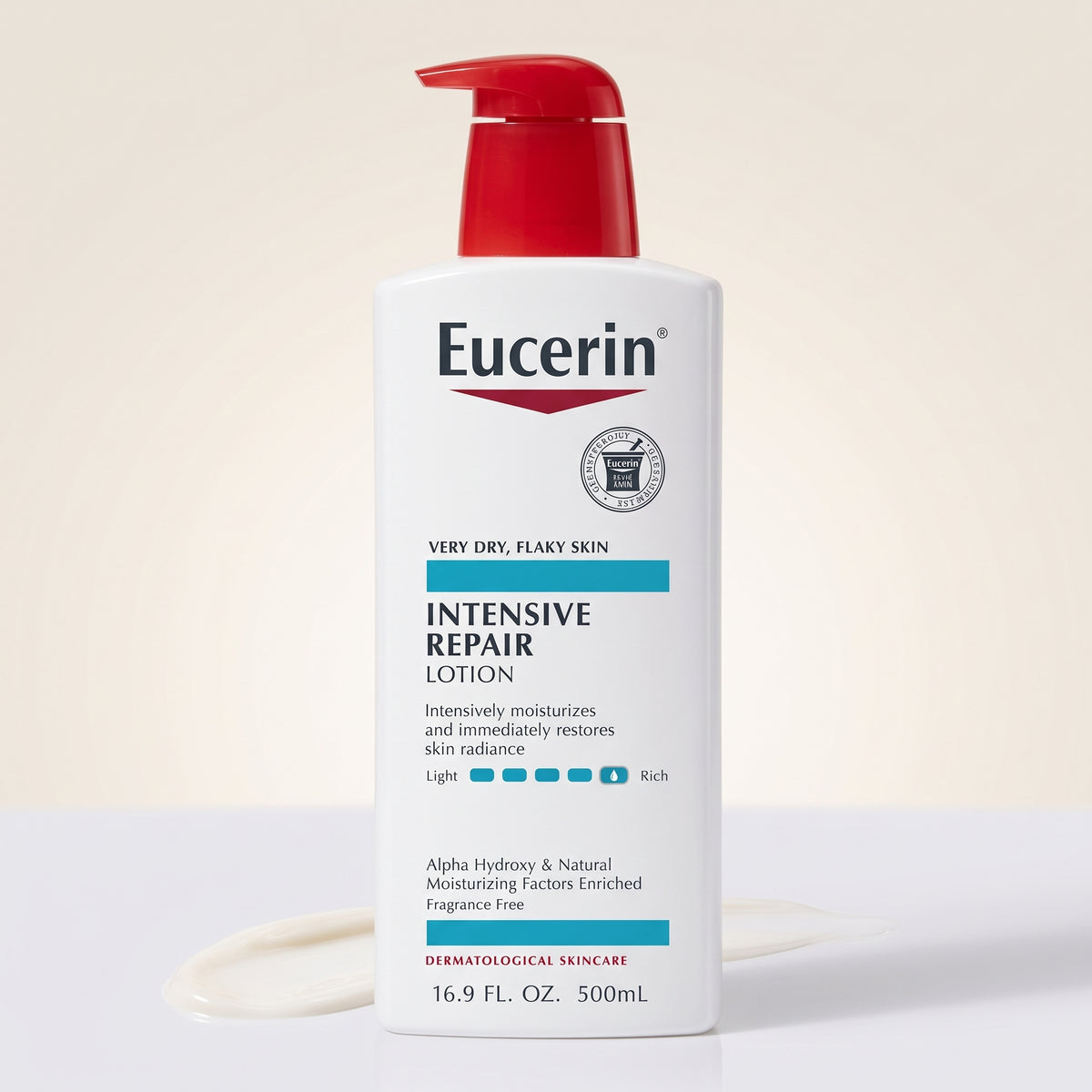 Eucerin Intensive Repair Lotion 500ml – Fragrance-Free for Very Dry Skin