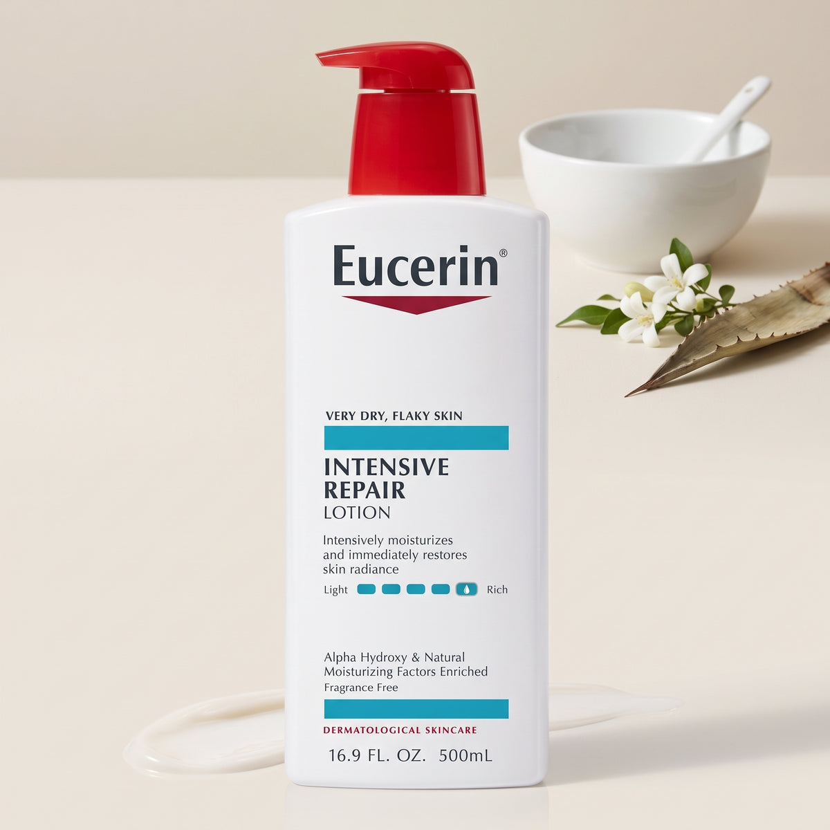 Eucerin Intensive Repair Lotion 500ml – Fragrance-Free for Very Dry Skin