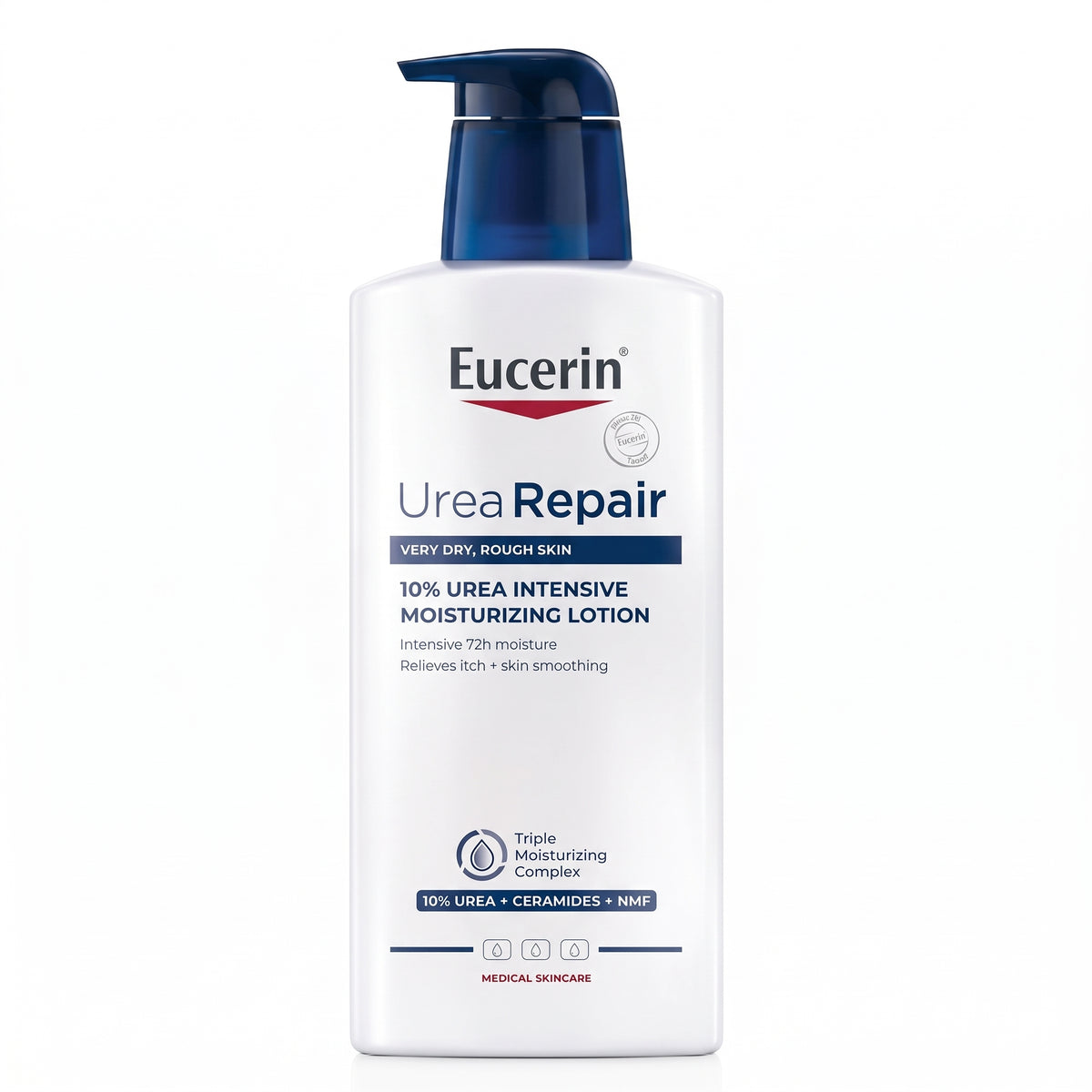 Eucerin UreaRepair Plus 10% Urea Lotion – Exfoliating Body Lotion for Very Dry, Rough Skin