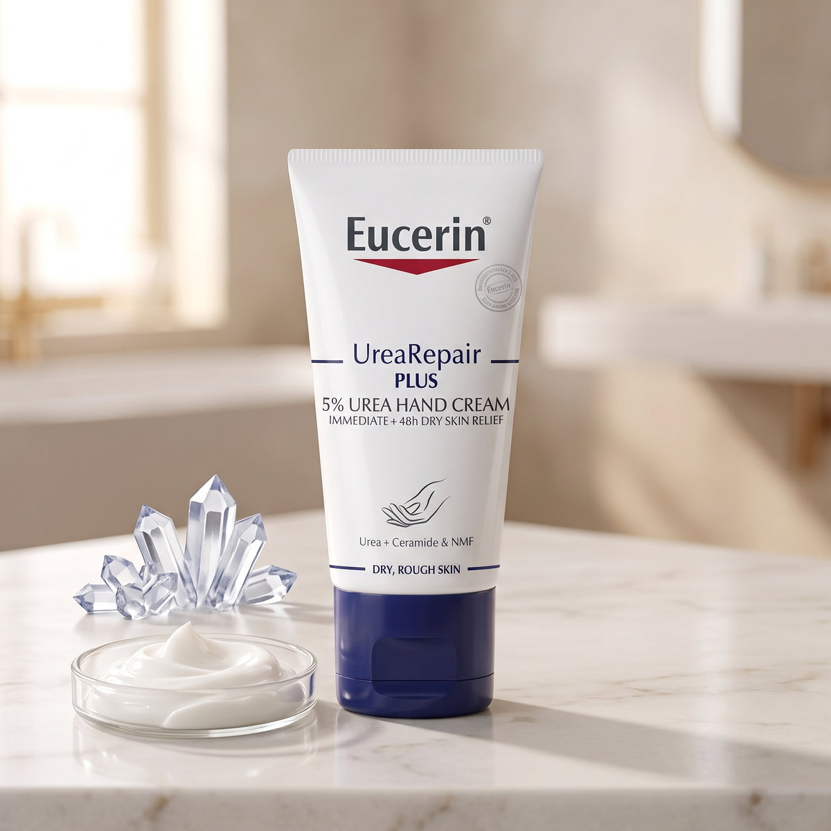 Eucerin UreaRepair Plus 5% Urea Hand Cream 75ml – For Dry, Rough Hands