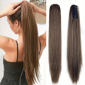 Synthetic Straight Claw-Clip Ponytail Hair Extension – authentic hair accessory in Oman