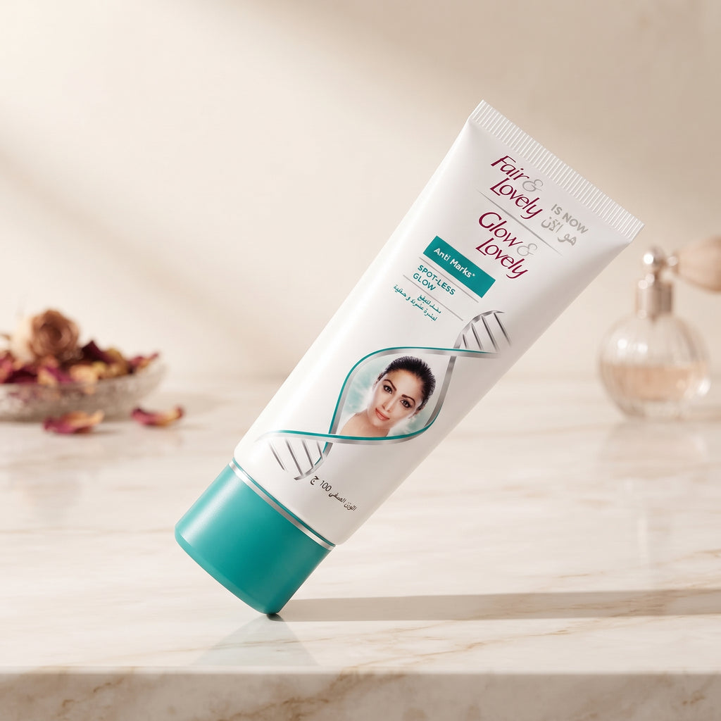 Fair & Lovely Is Now Glow & Lovely Anti Marks Spot-Less Glow Cream, 100g