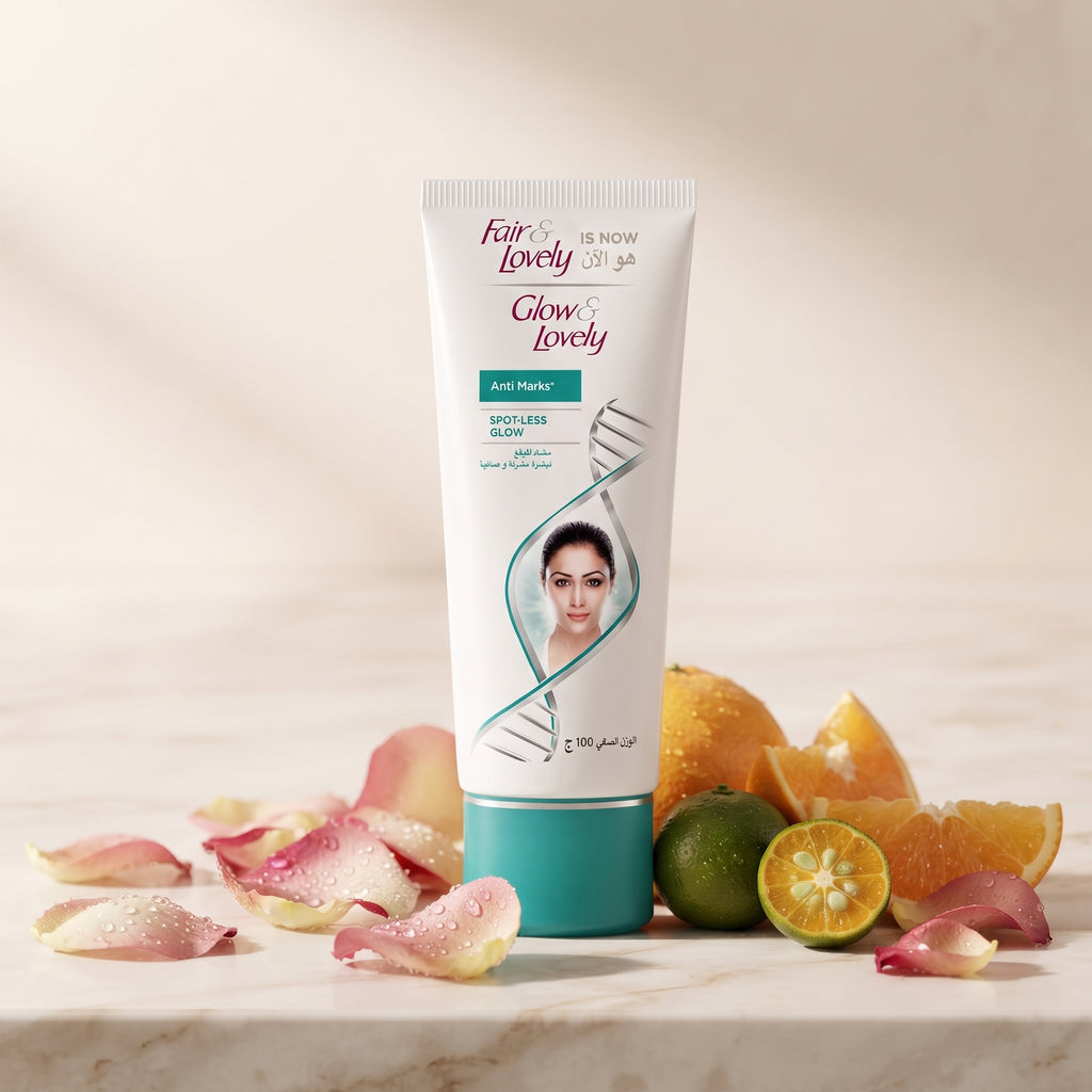 Fair & Lovely Is Now Glow & Lovely Anti Marks Spot-Less Glow Cream, 100g