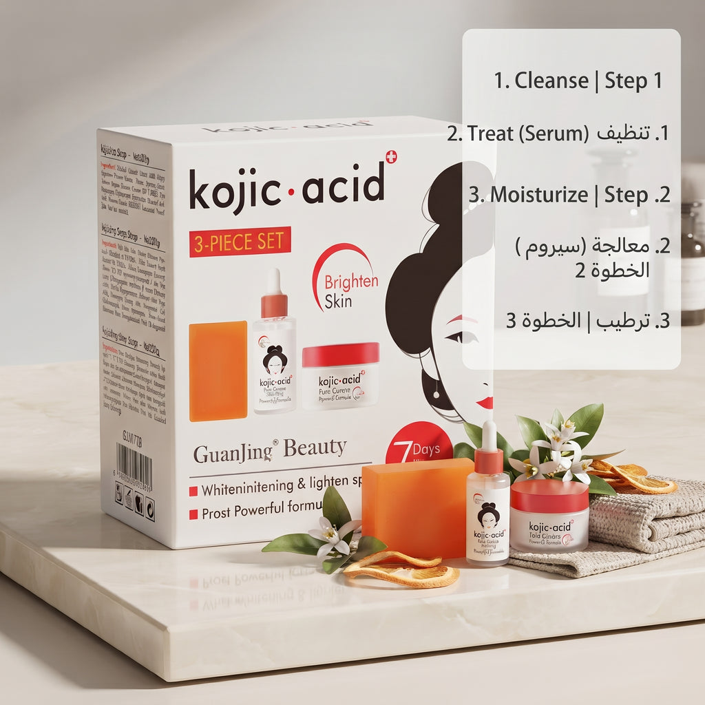 GuanJing Beauty Kojic Acid 3-Piece Set – image 3