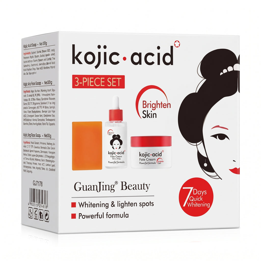 GuanJing Beauty Kojic Acid 3-Piece Set