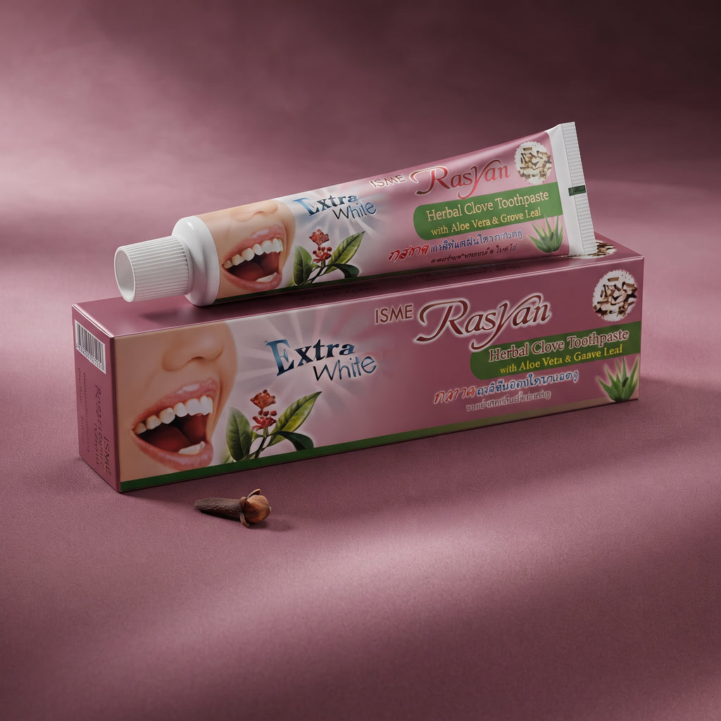 Shine Herbal Clove Toothpaste with Aloe Vera & Guava Leaf Toothpaste (100 g)