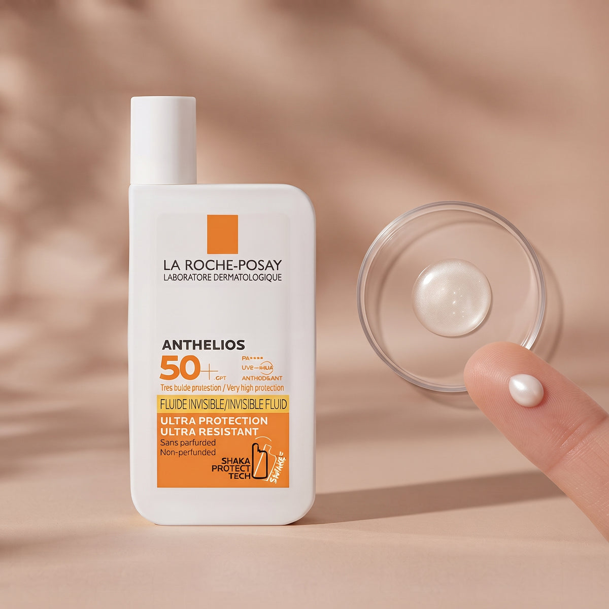 La Roche-Posay Anthelios Face Sunscreen 50ml – Broad Spectrum UVA/UVB, Fragrance-Free