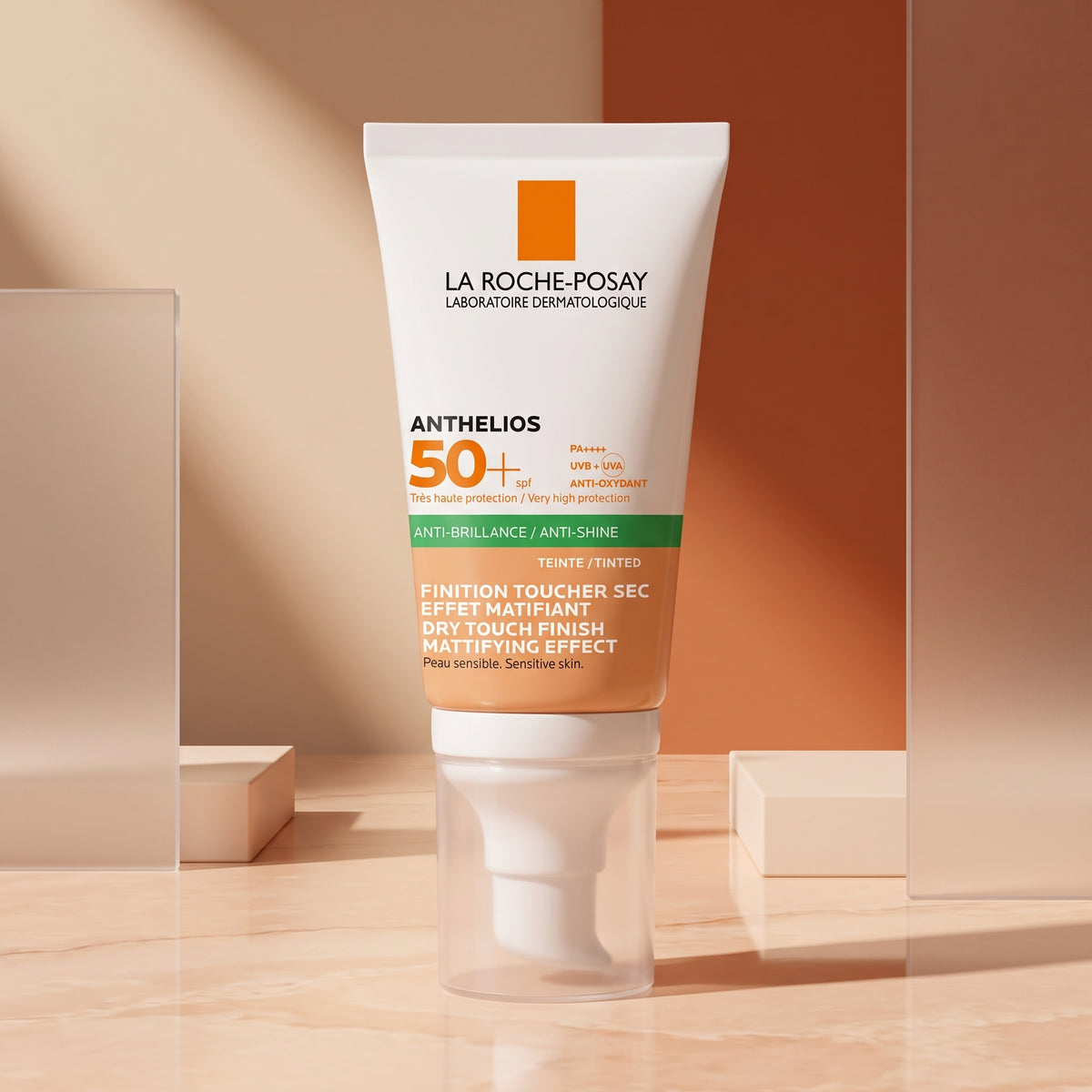 La Roche-Posay Anthelios Anti-Shine Tinted Gel-Cream SPF 50+ 50ml – Matte Tinted Sunscreen