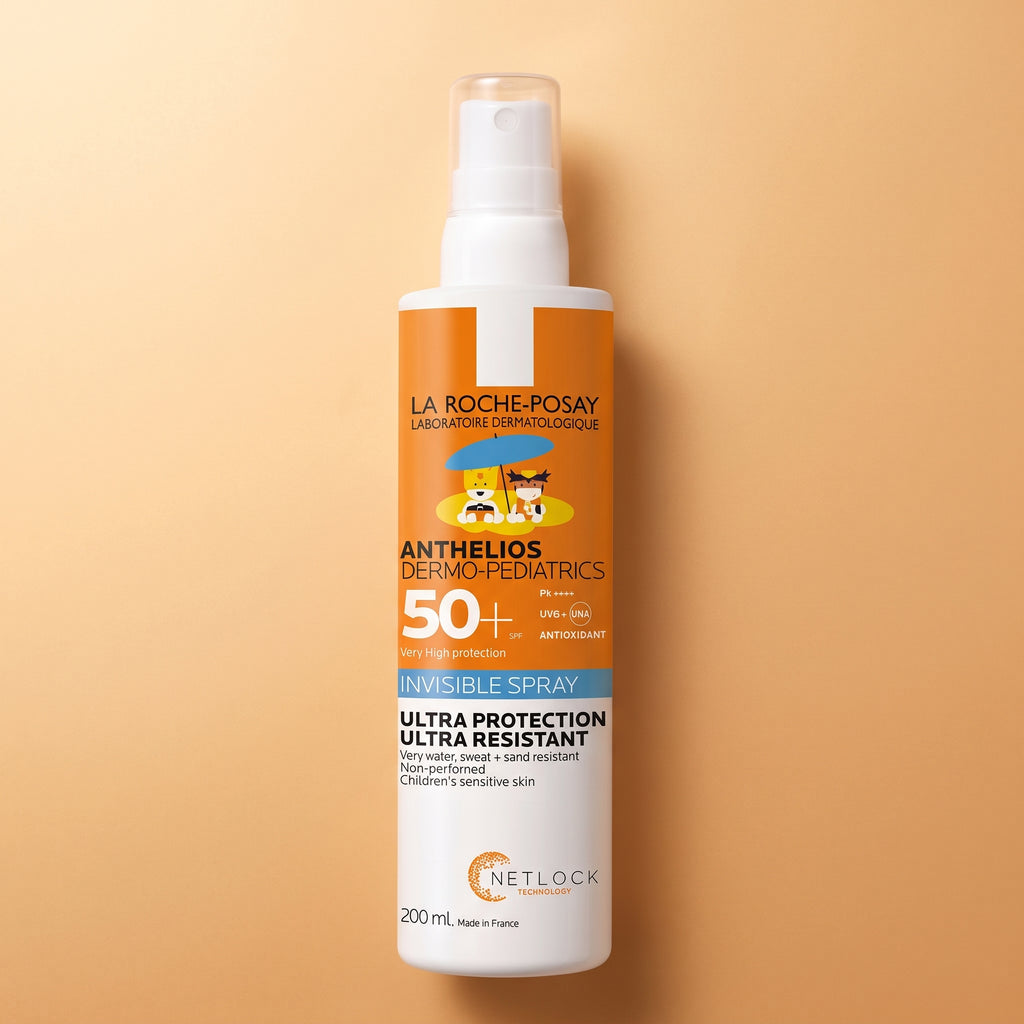 La Roche-Posay Anthelios Dermo-Pediatrics Invisible Spray SPF 50+ – Kids' Sunscreen for Sensitive Skin