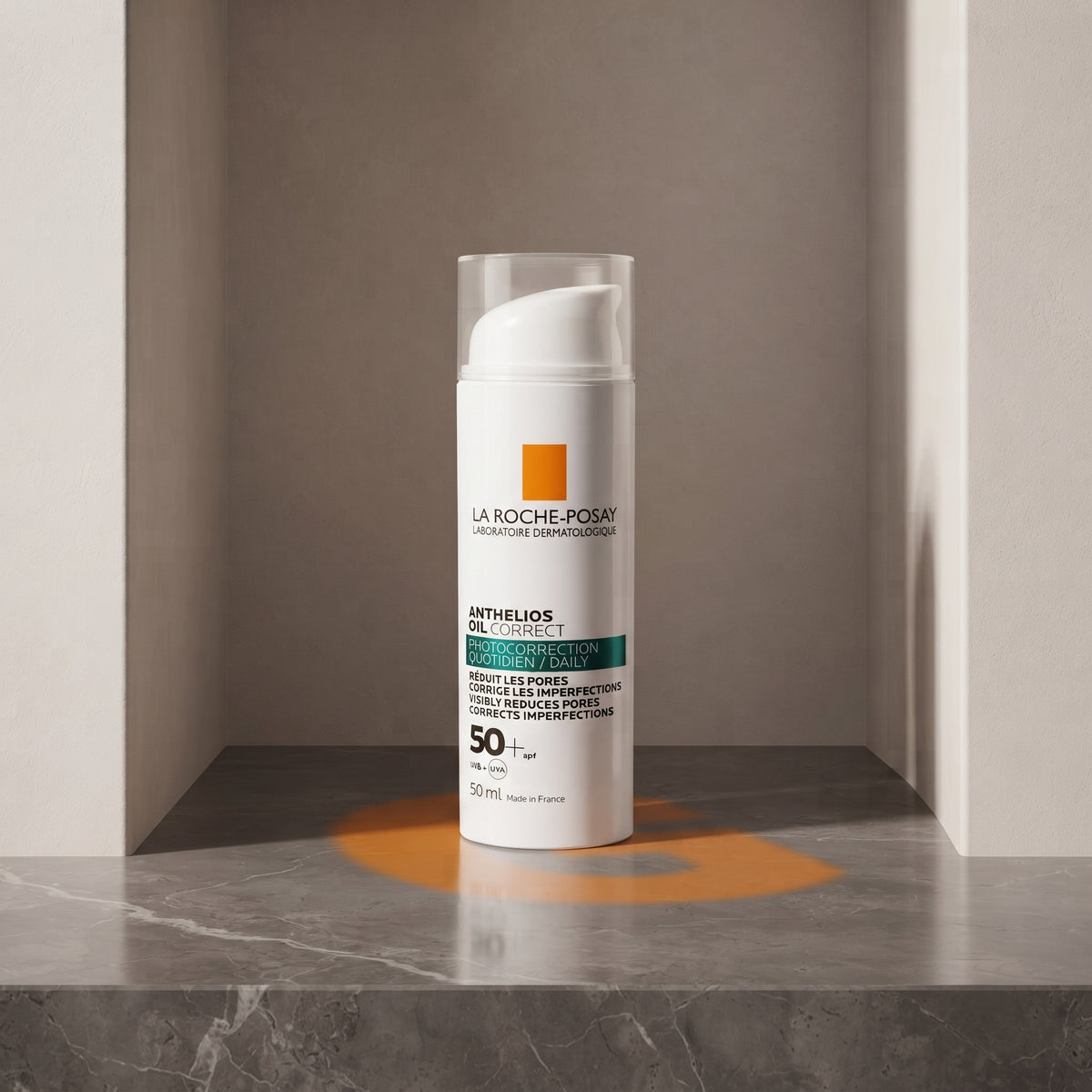 La Roche-Posay Anthelios Oil Correct SPF 50+ 50ml – Matte Anti-Blemish Sunscreen for Oily Skin