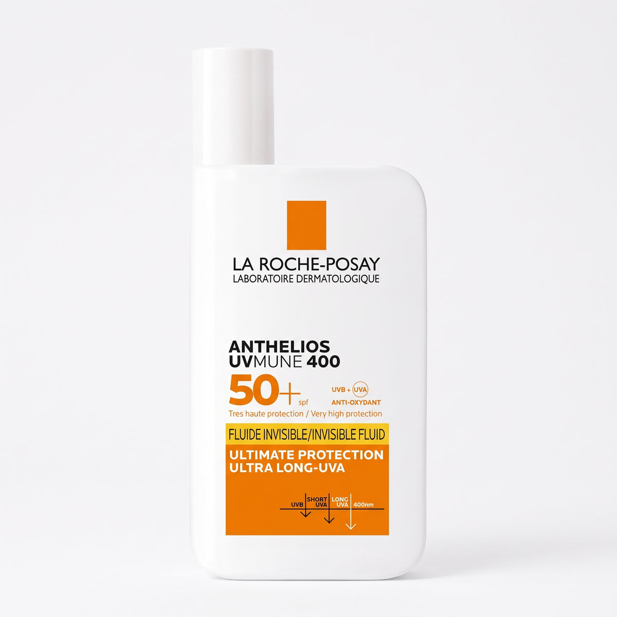 La Roche-Posay Anthelios UVMune 400 Invisible Fluid SPF 50+ 50ml – Ultra-Light Face Sunscreen