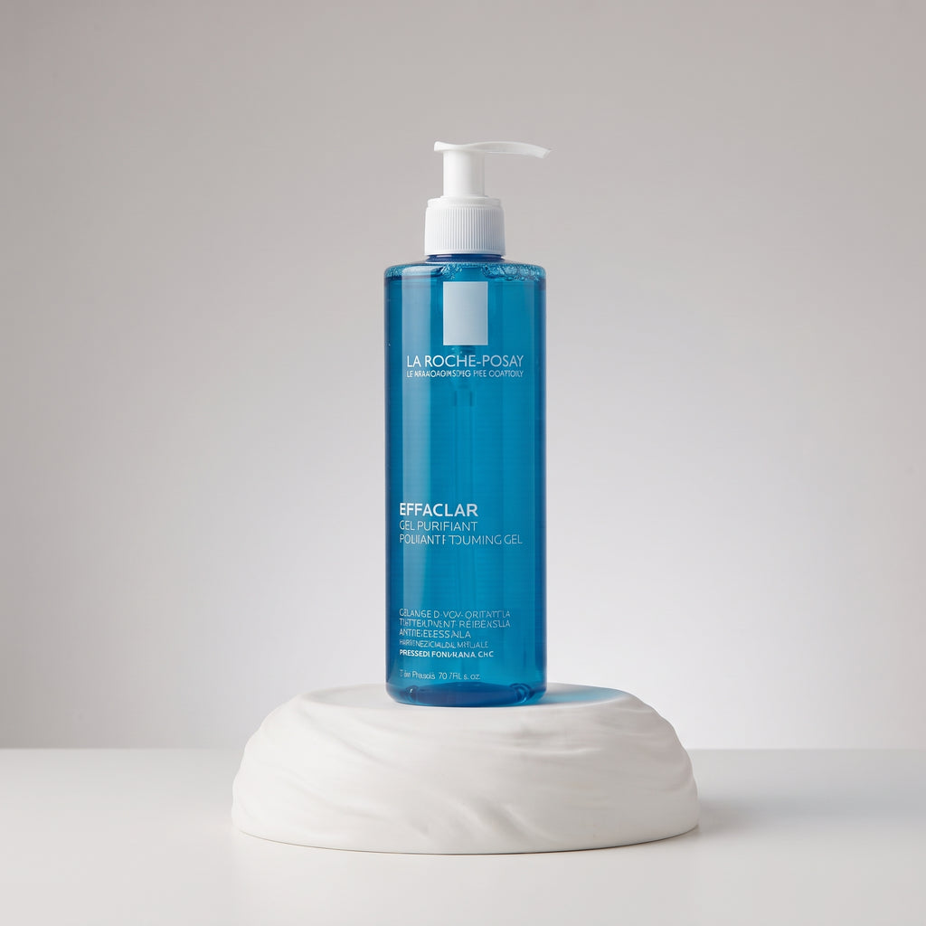 La Roche-Posay Effaclar Purifying Foaming Gel 400ml – Face Wash for Oily, Acne-Prone Skin
