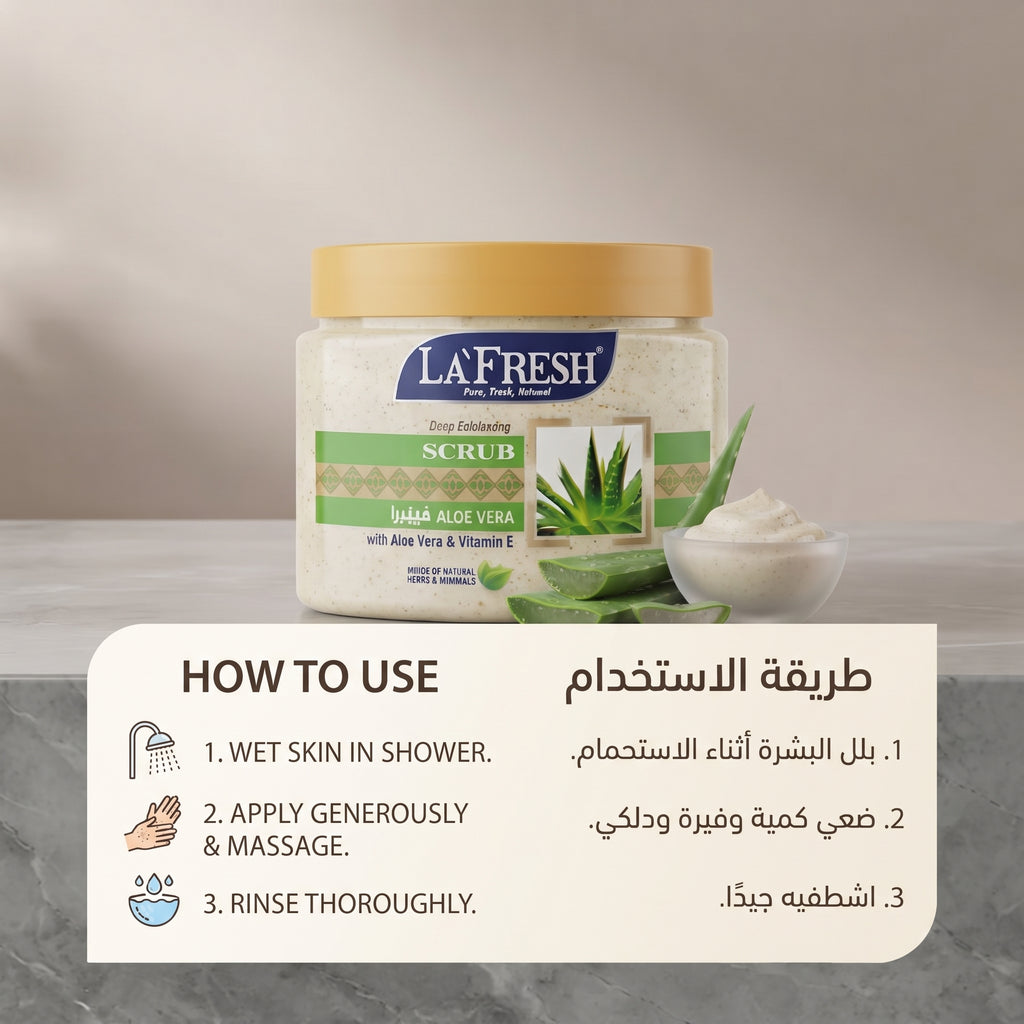 La’Fresh Aloe Vera Scrub – image 2