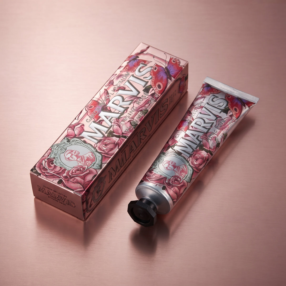 Marvis Kissing Rose Toothpaste – image 4