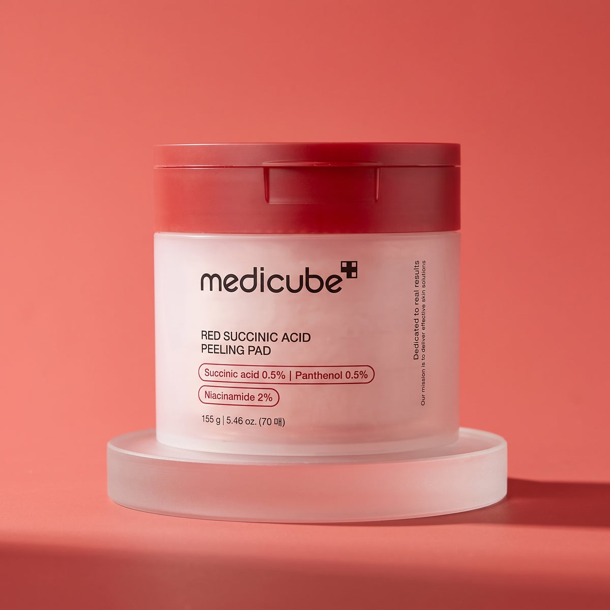 Medicube Red Succinic Acid Peeling Pad – Daily Exfoliating Pads for Acne-Prone Skin