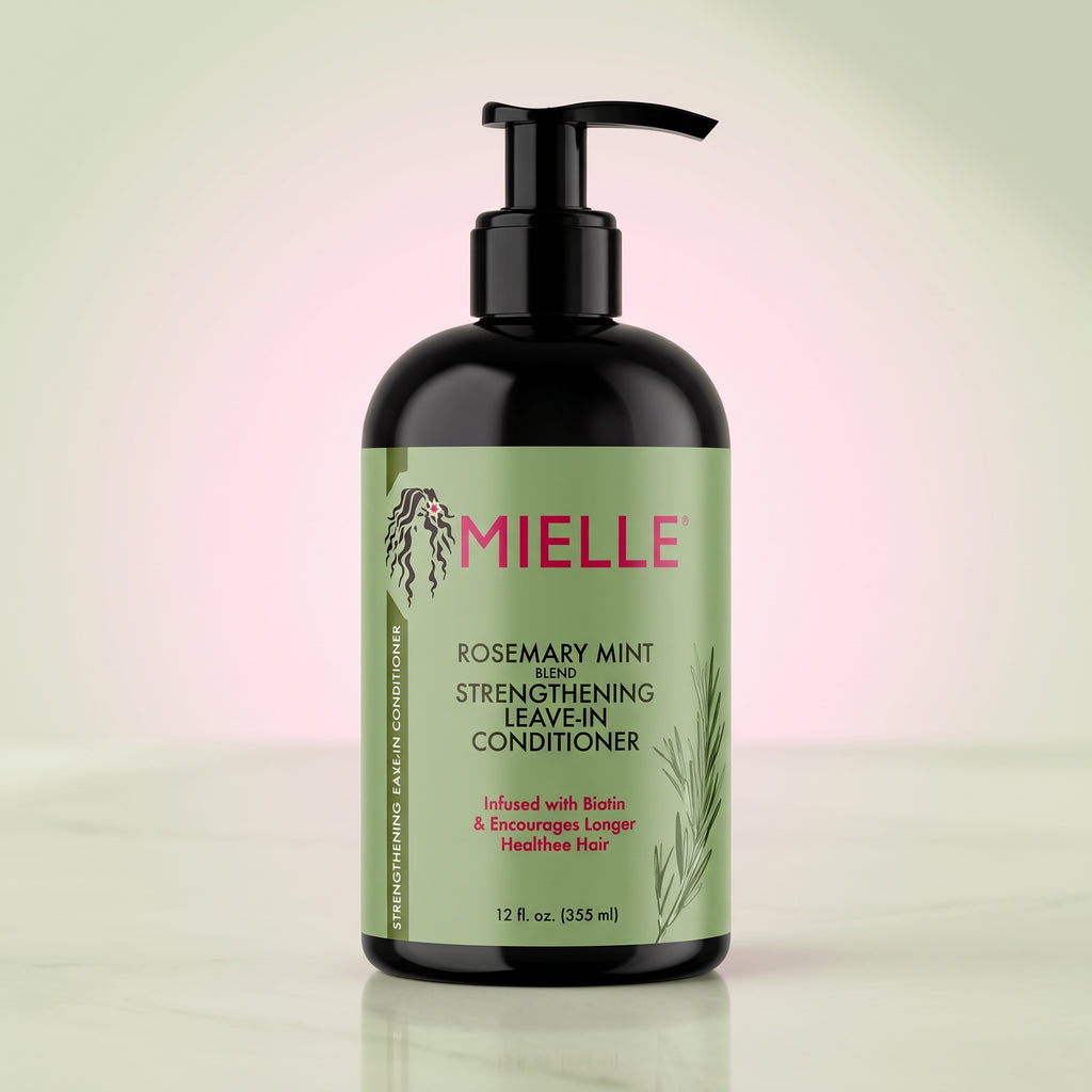 Mielle Rosemary Mint Strengthening Conditioner – Biotin Conditioner for Weak, Breakage-Prone Hair