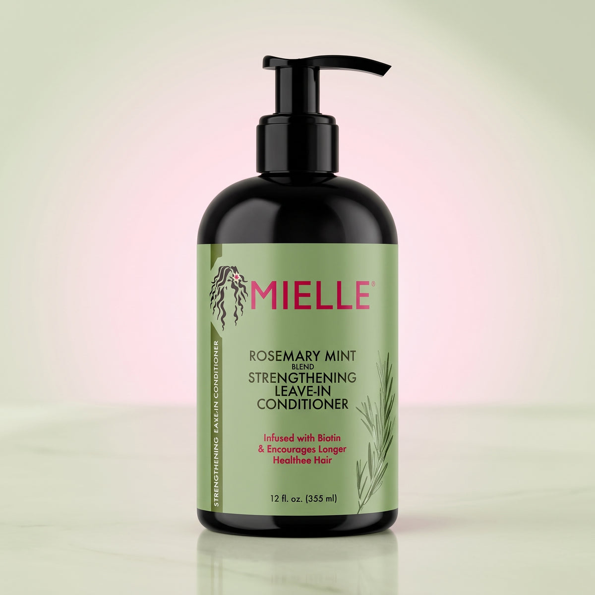 Mielle Rosemary Mint Strengthening Conditioner – Biotin Conditioner for Weak, Breakage-Prone Hair