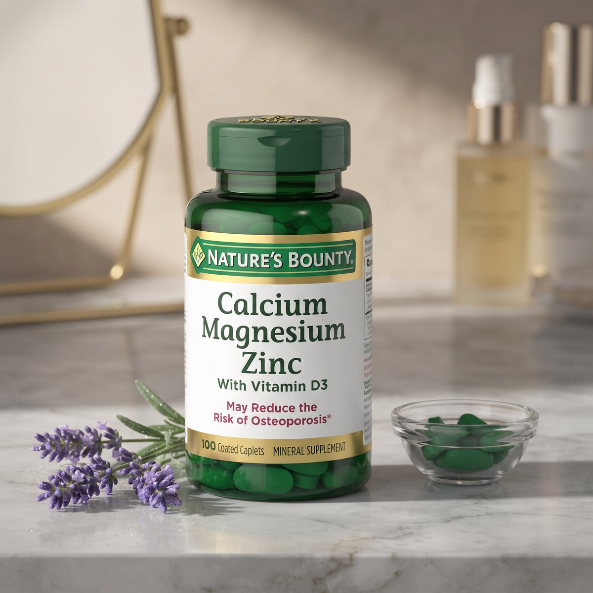 Nature’s Bounty Calcium Magnesium Zinc with Vitamin D3 – image 3