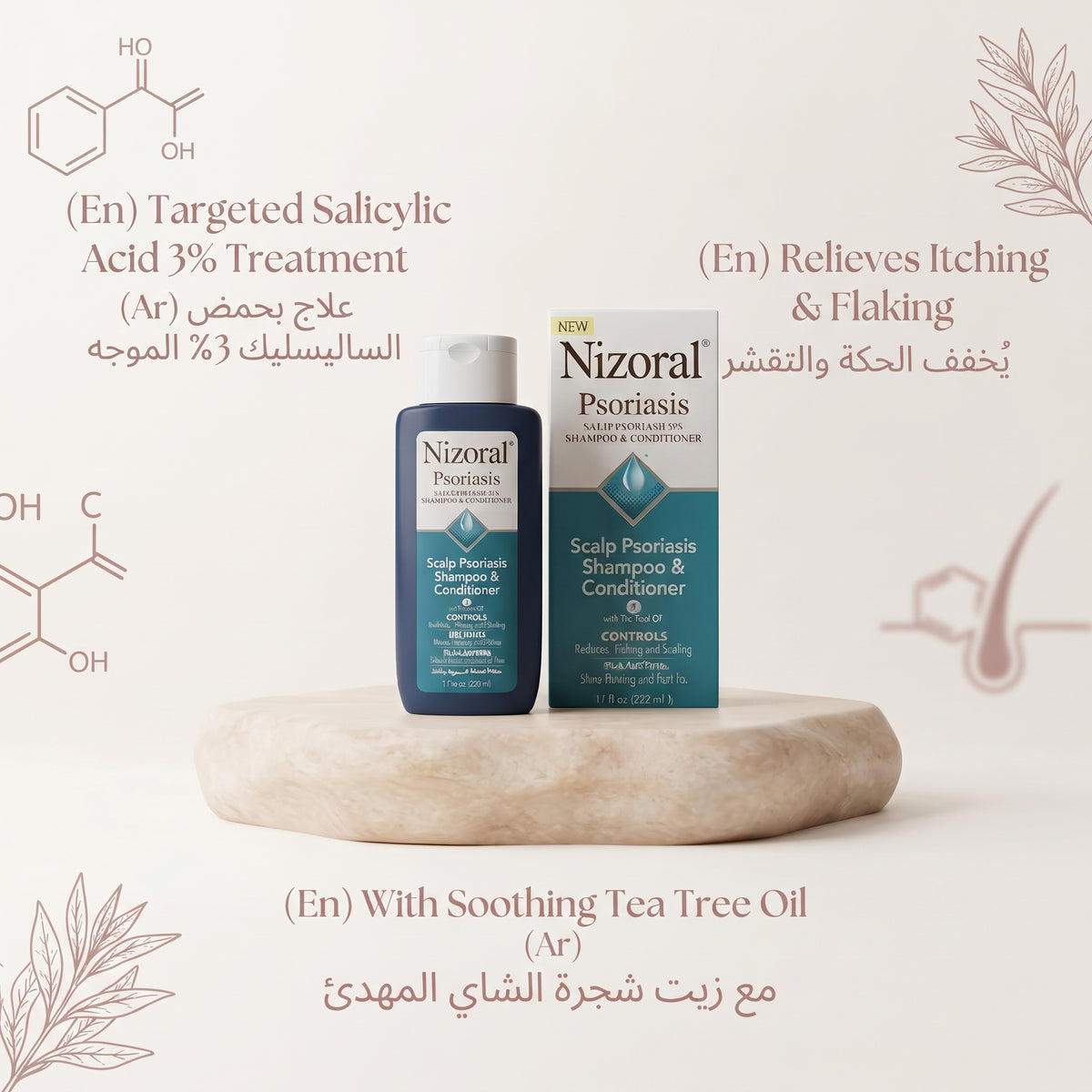 Nizoral Anti-Dandruff Shampoo (1% Ketoconazole)