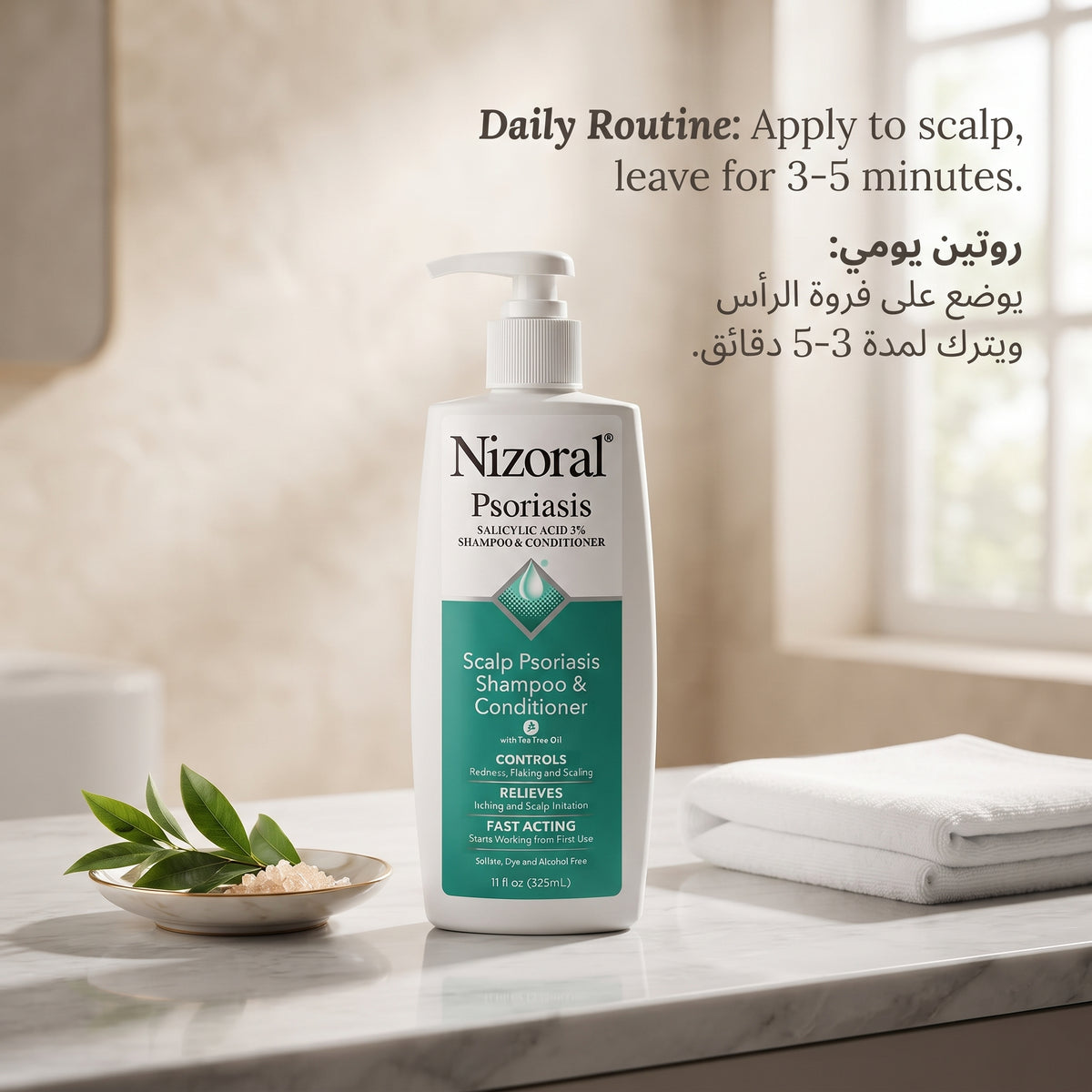 Nizoral Psoriasis Salicylic Acid 3% Shampoo & Conditioner