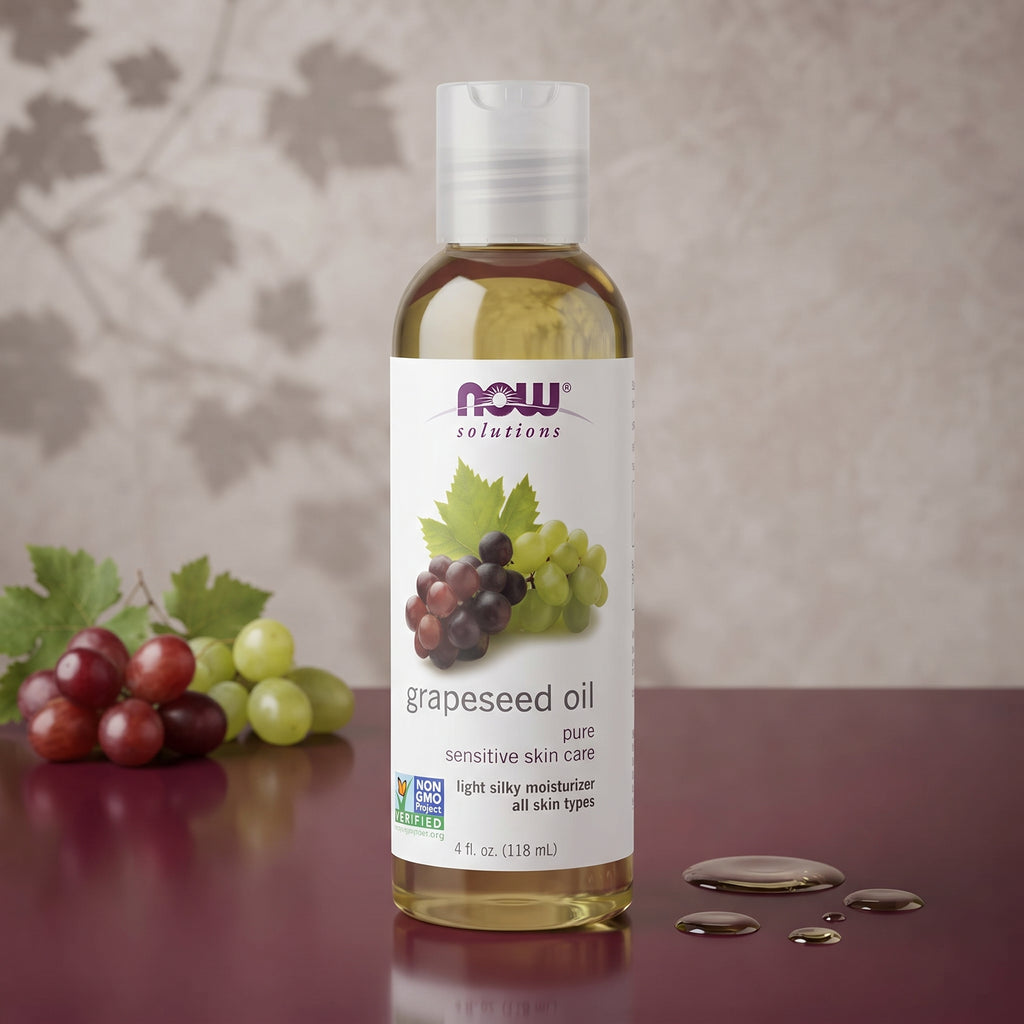 NOW Solutions 100% Pure Grapeseed Oil – image 3