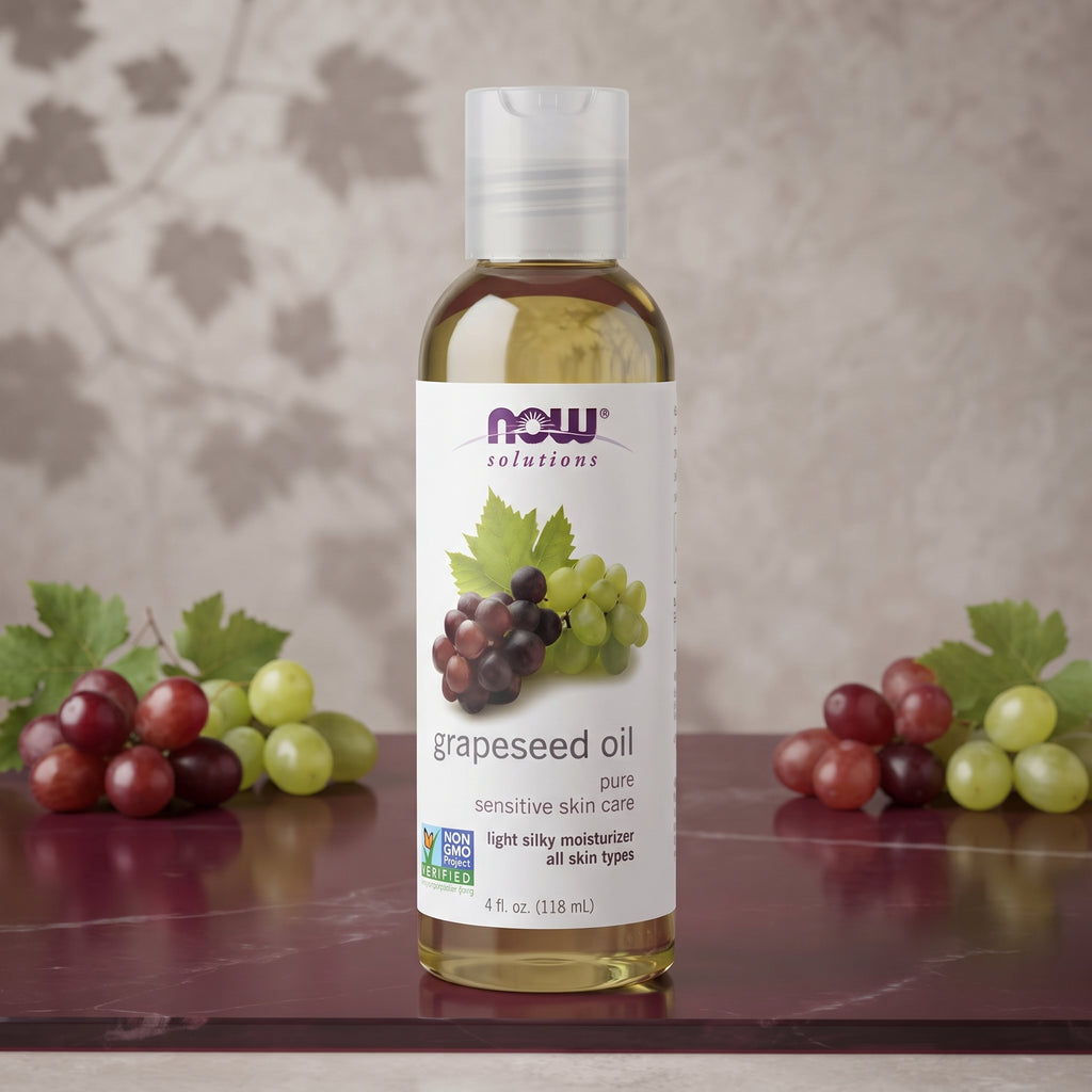 NOW Solutions 100% Pure Grapeseed Oil – image 2