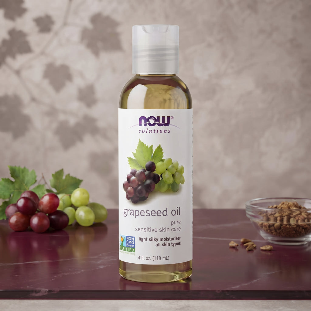 NOW Solutions 100% Pure Grapeseed Oil – image 4