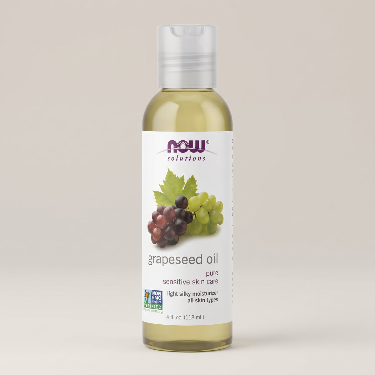 NOW Solutions 100% Pure Grapeseed Oil