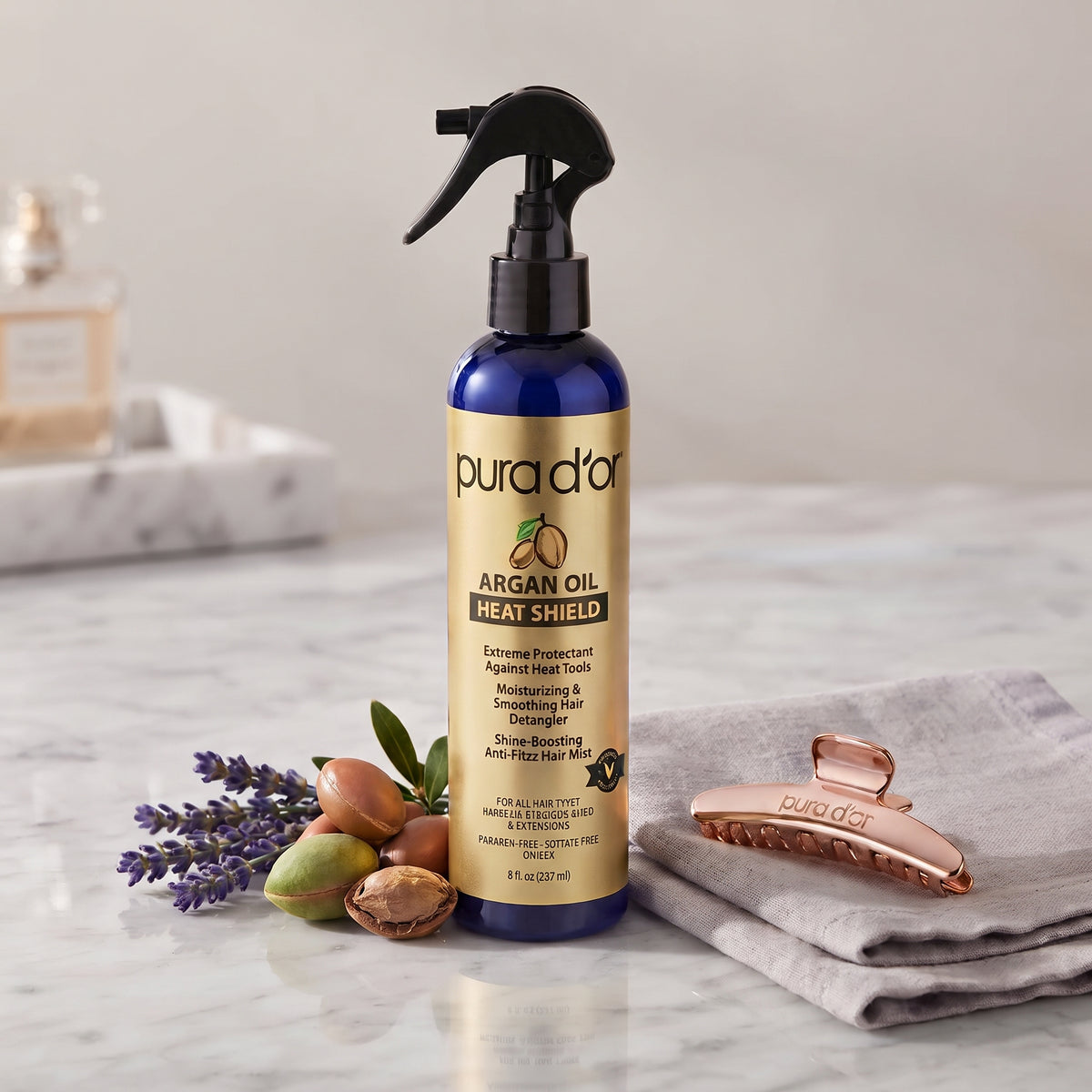 PURA D'OR Argan Oil Heat Shield Protectant Spray – image 4