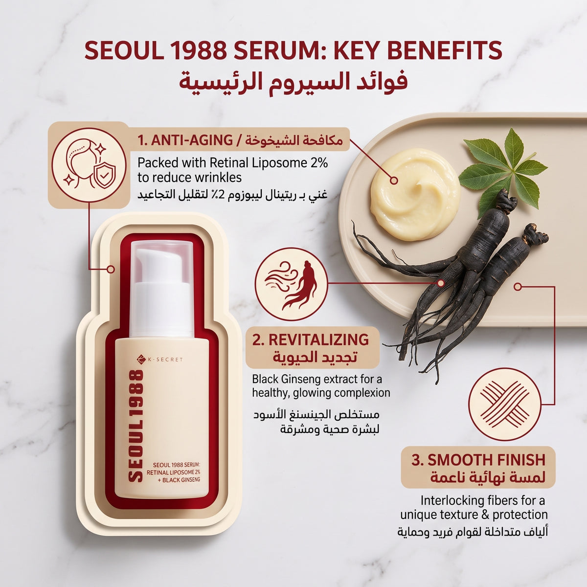 Seoul 1988 Retinal + Black Ginseng Serum