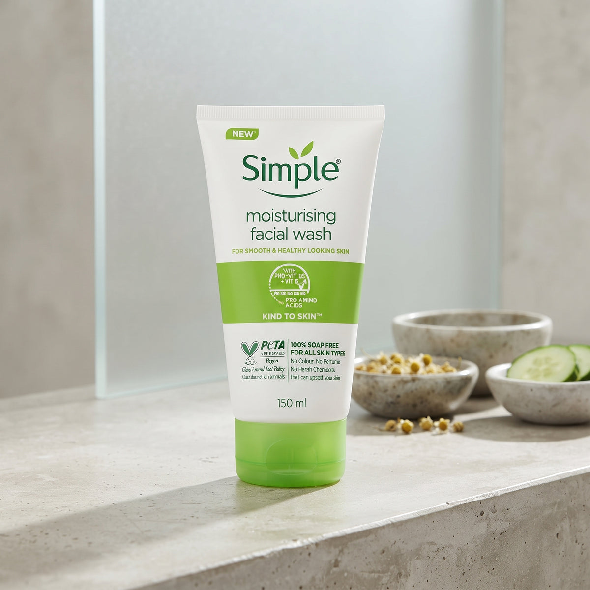 Simple Moisturising Facial wash – image 3