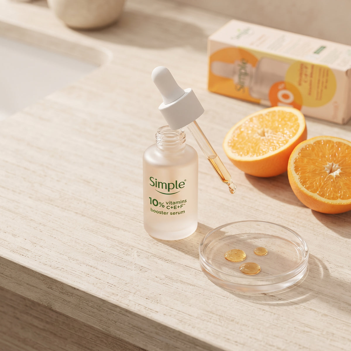 Simple 10% Vitamins C + E + F Booster Serum – image 5
