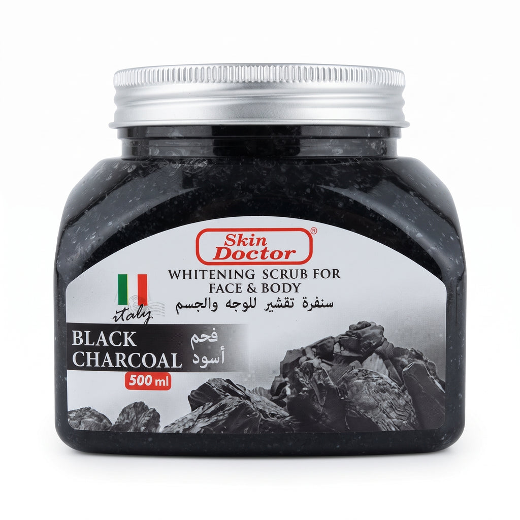 SKIN DOCTOR WHITENING SCRUB (BLACK CHARCOAL)