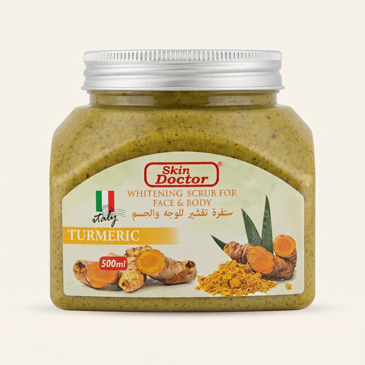 Skin Doctor Whitening Scrub For Face & Body Turmeric 500ml