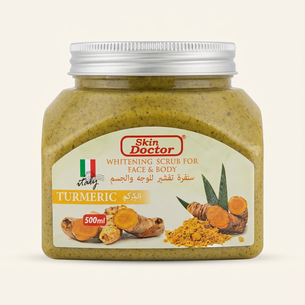 Skin Doctor Whitening Scrub For Face & Body Turmeric 500ml
