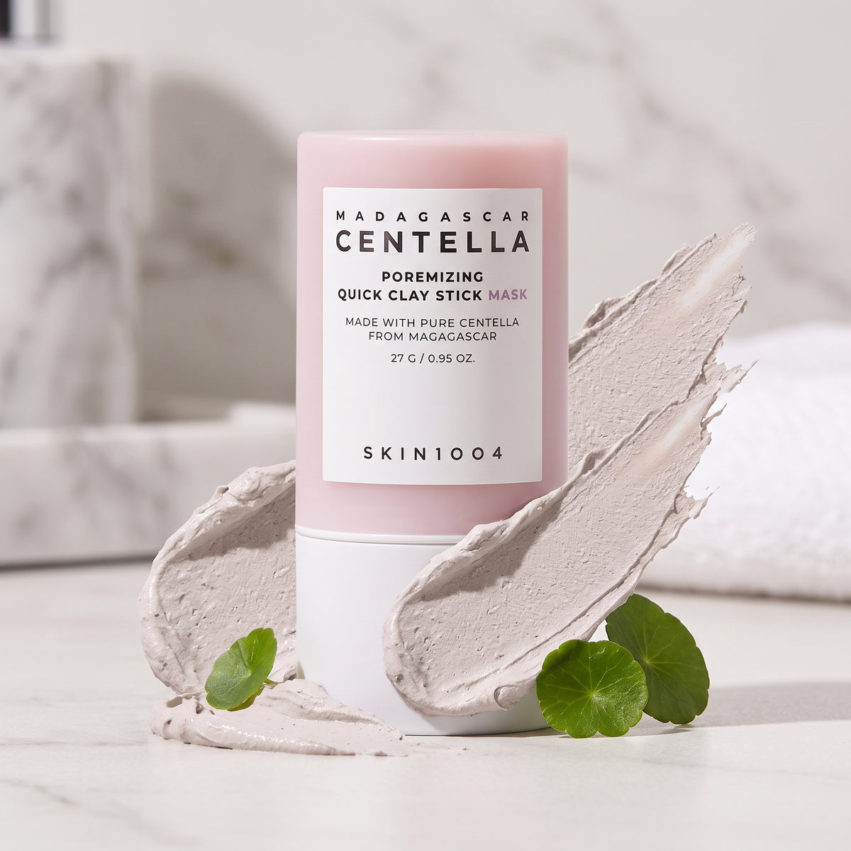 SKIN1004 Madagascar Centella Poremizing Quick Clay Stick Mask – Mess-Free Pink Clay Pore Mask