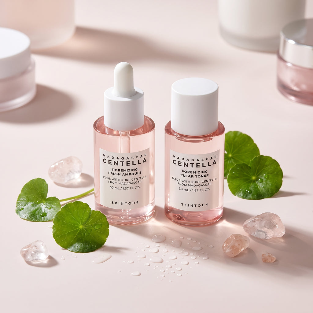 SKIN1004 Madagascar Centella Poremizing Travel Kit – Mini Pore-Refining Routine for Oily Skin