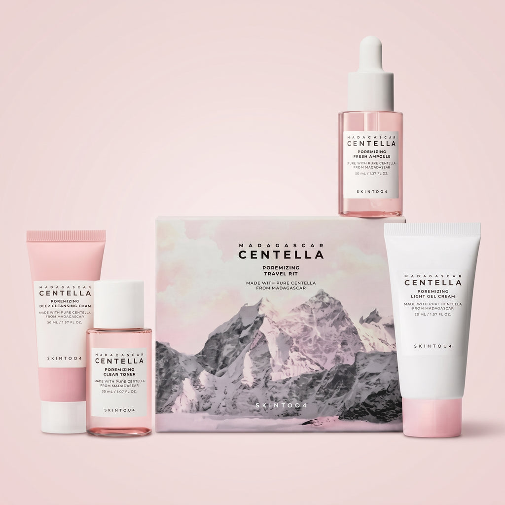 SKIN1004 Madagascar Centella Poremizing Travel Kit – Mini Pore-Refining Routine for Oily Skin