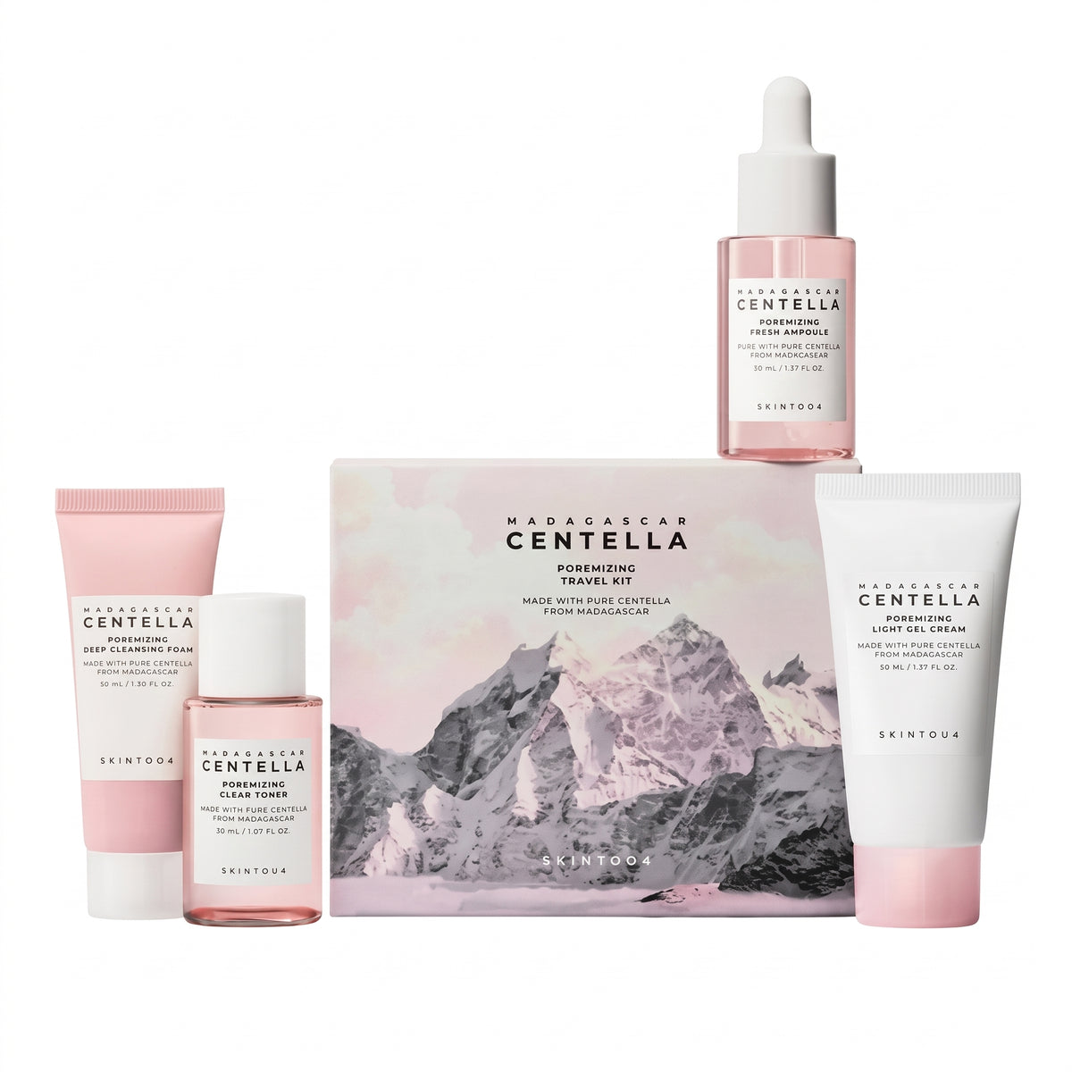 SKIN1004 Madagascar Centella Poremizing Travel Kit – Mini Pore-Refining Routine for Oily Skin