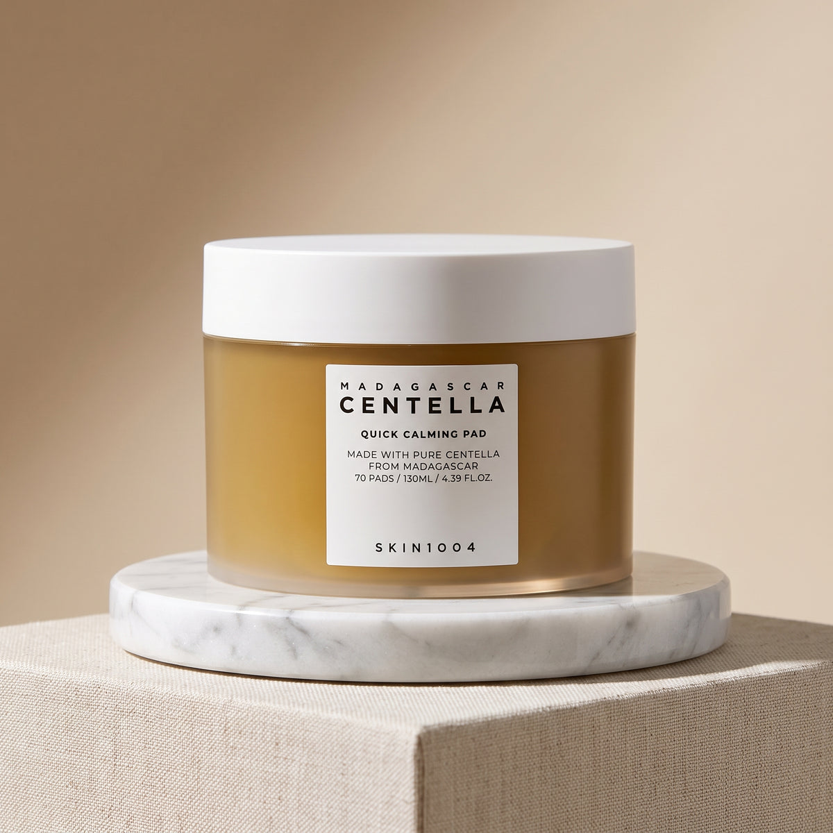 SKIN1004 Madagascar Centella Quick Calming Pad – Soothing Toner Pads for Red, Sensitive Skin