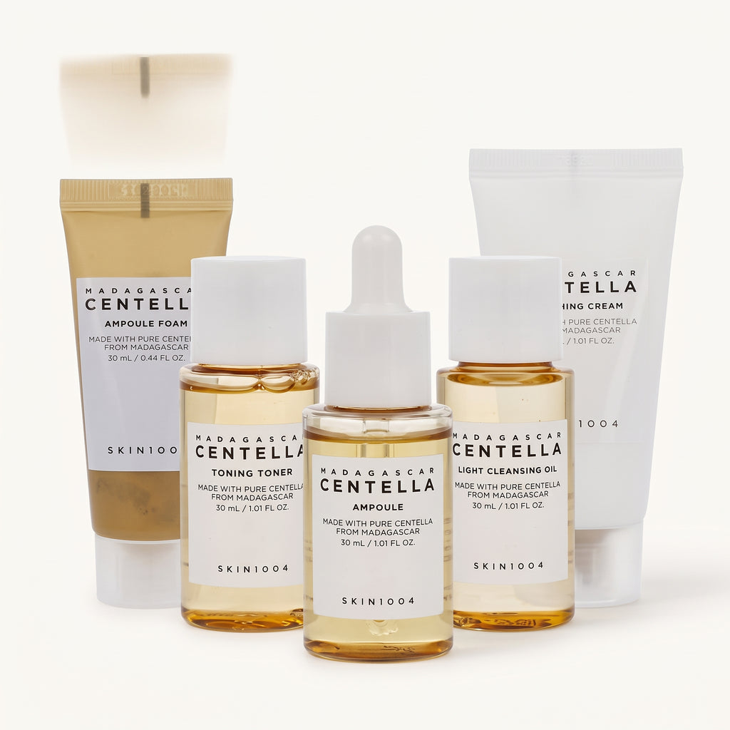 SKIN1004 Madagascar Centella Skincare Set – 5-Step Mini Routine for Sensitive Skin