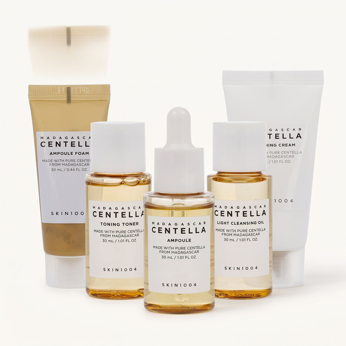 SKIN1004 Madagascar Centella Skincare Set – 5-Step Mini Routine for Sensitive Skin